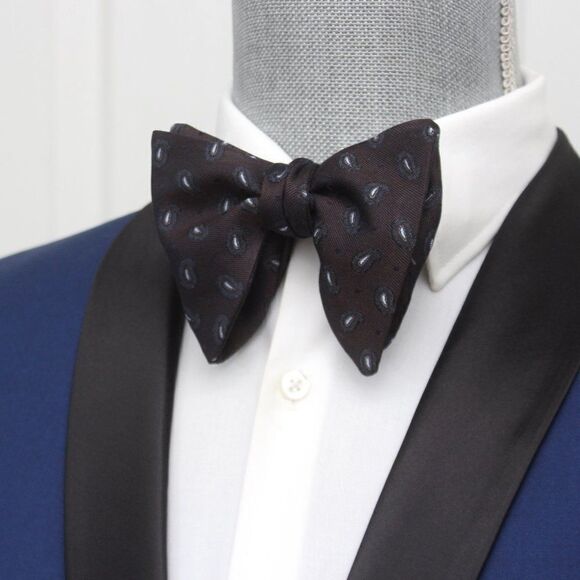 Mens Self-tied Big Butterfly bowtie S555 - Picture 3 of 16